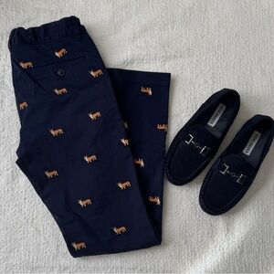 Crewcuts Navy Kids Formal Pants with Animal Print * SHOES NOT INCLUDED*